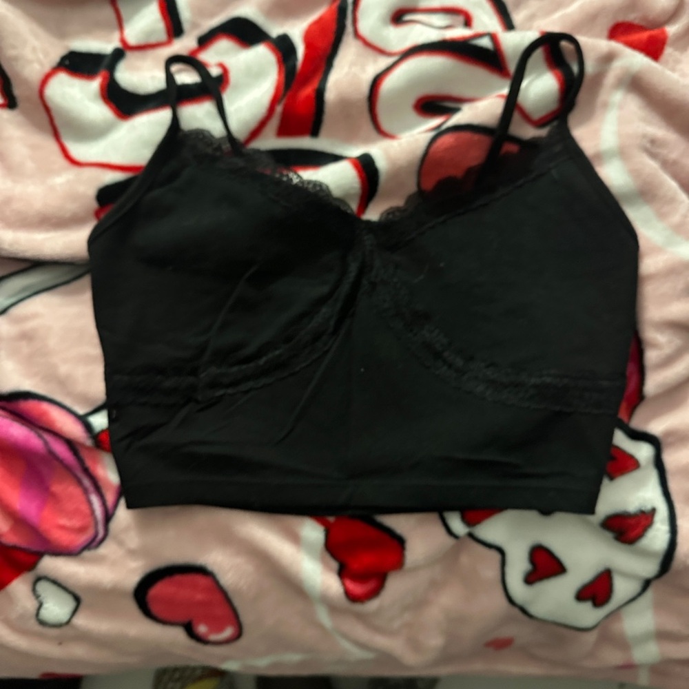 No Boundaries Black Lace Bandeau